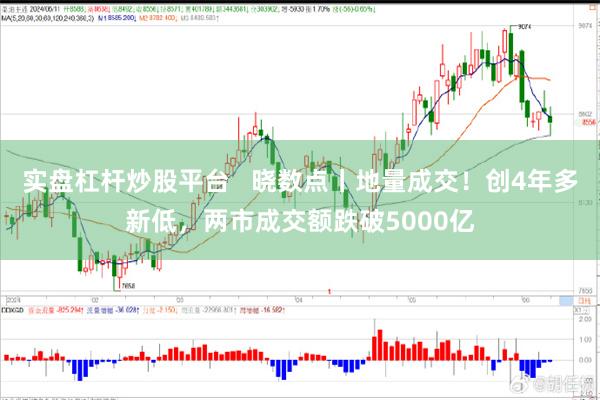 实盘杠杆炒股平台   晓数点丨地量成交！创4年多新低，两市成交额跌破5000亿